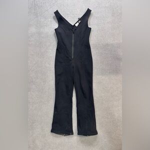 Nils Women's Snow Ski Stretch Bib Pants Black Black Size 6